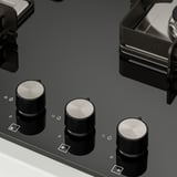 FÖRBRÄNNA Gas hob, black, 60 cm