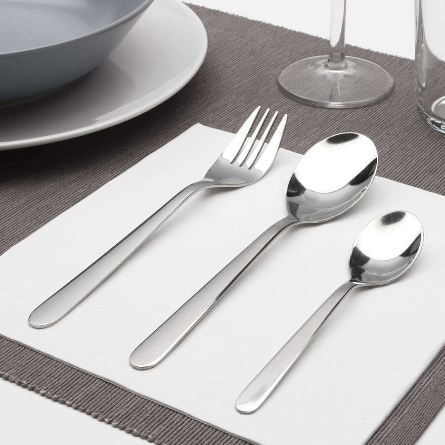 FÖRNUFT 18piece cutlery set, stainless steel IKEA
