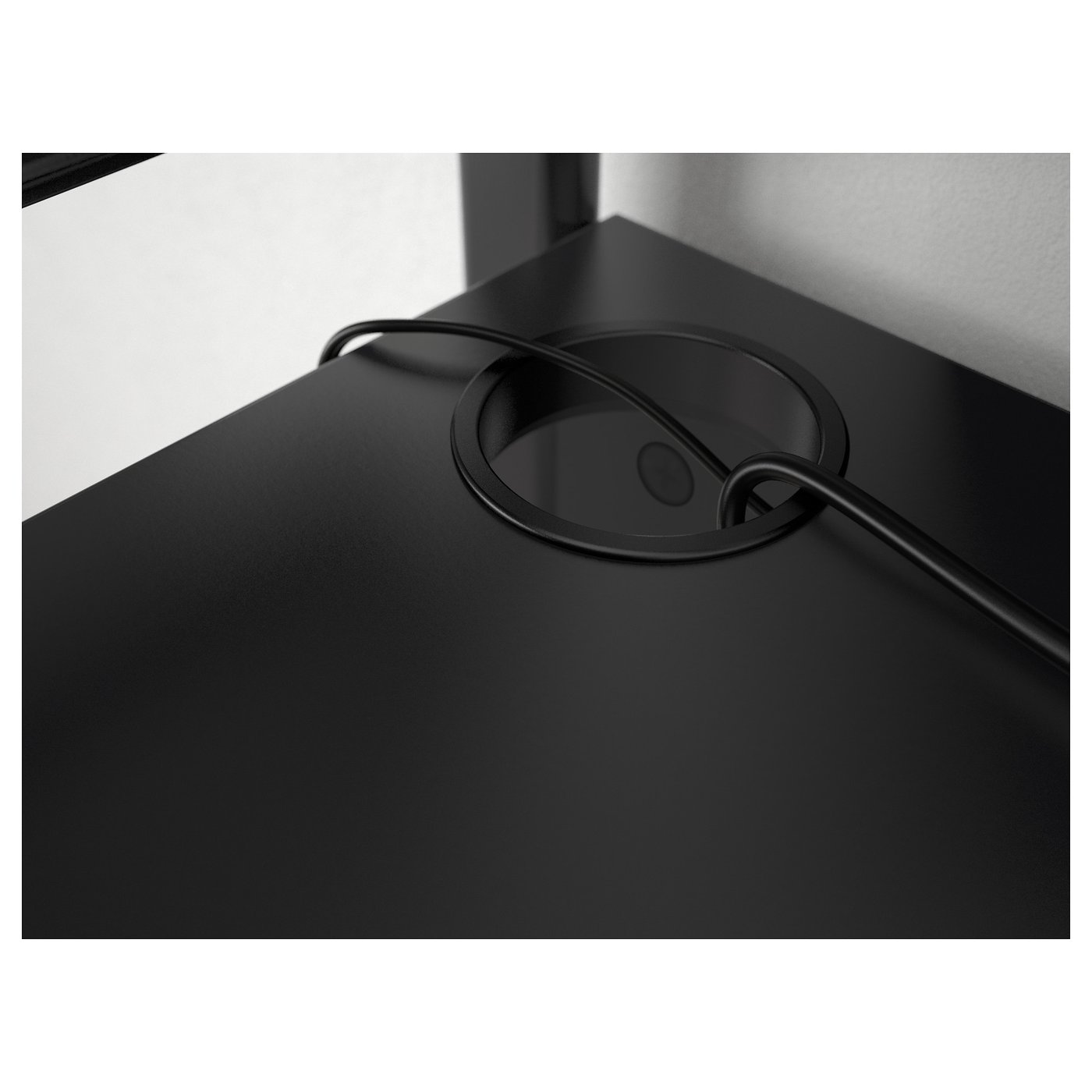 FREDDE gaming desk, black, 140/185x74x146 cm (551/8/727/8x291