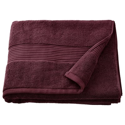 FREDRIKSJÖN Bath towel, deep red, 70x140 cm
