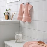 FREDRIKSJÖN Washcloth, light pink, 30x30 cm