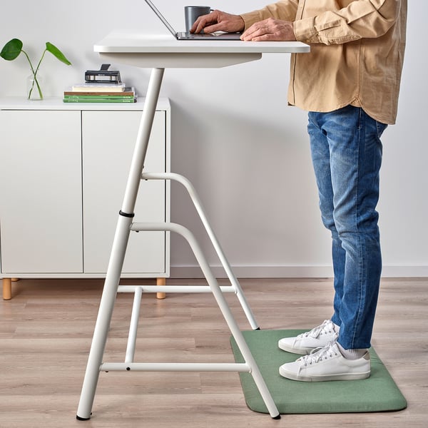 FREIVID Standing mat, Diseröd grey-green