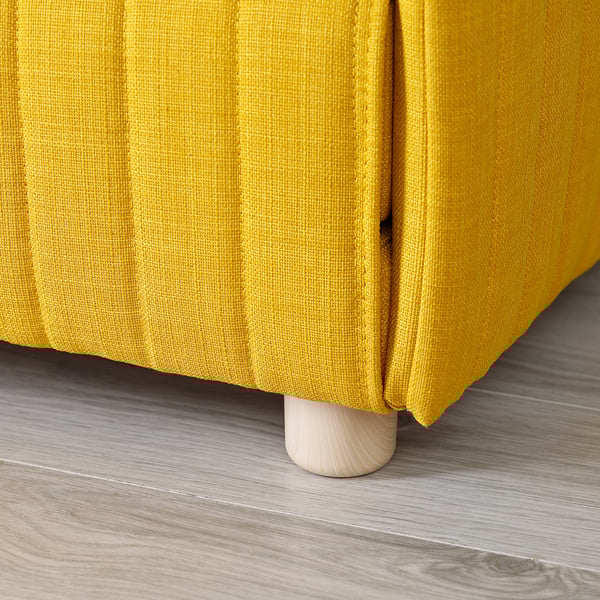 FRIDHULT Sofa-bed, Skiftebo yellow