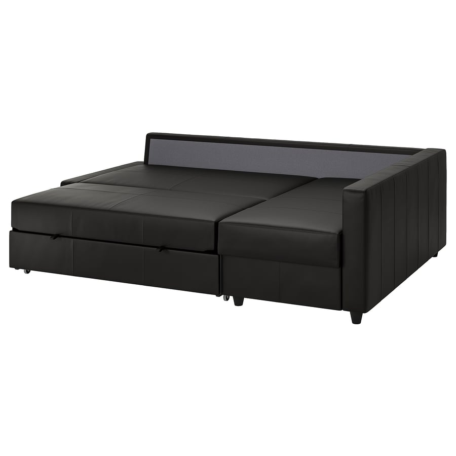 FRIHETEN corner sofabed with storage, Bomstad black IKEA