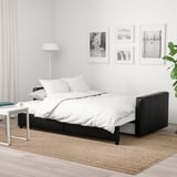 FRIHETEN Three-seat sofa-bed, Bomstad black
