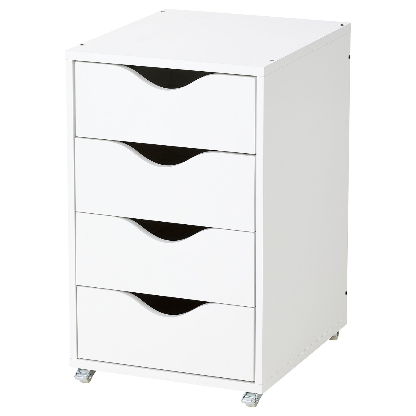 FRIIDROTT Drawer unit on castors, white, 35x56 cm (13 3/4x22 ")