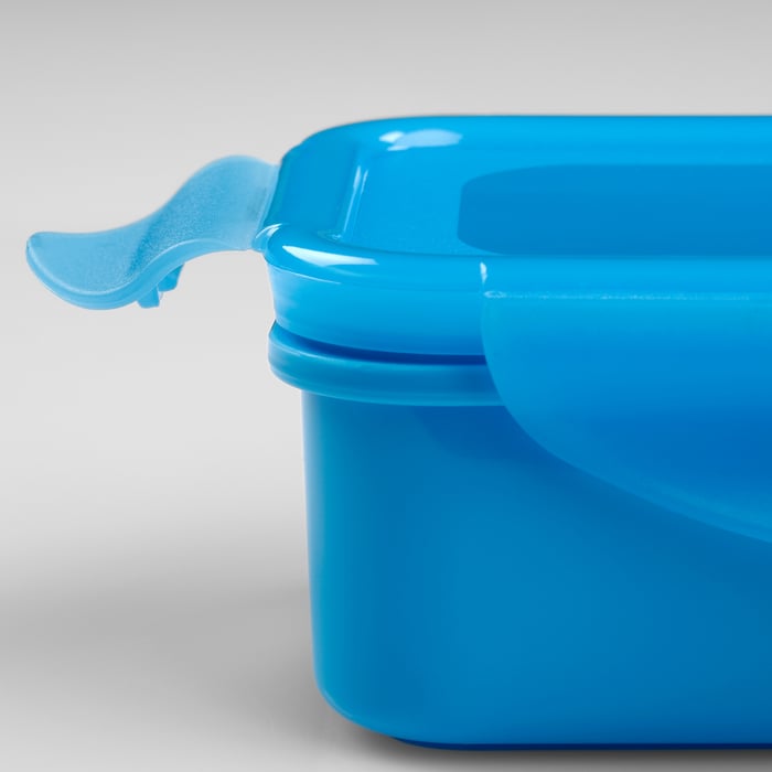 FULLASTAD lunch box, blue, 13x10x5 cm (5x4x2") IKEA