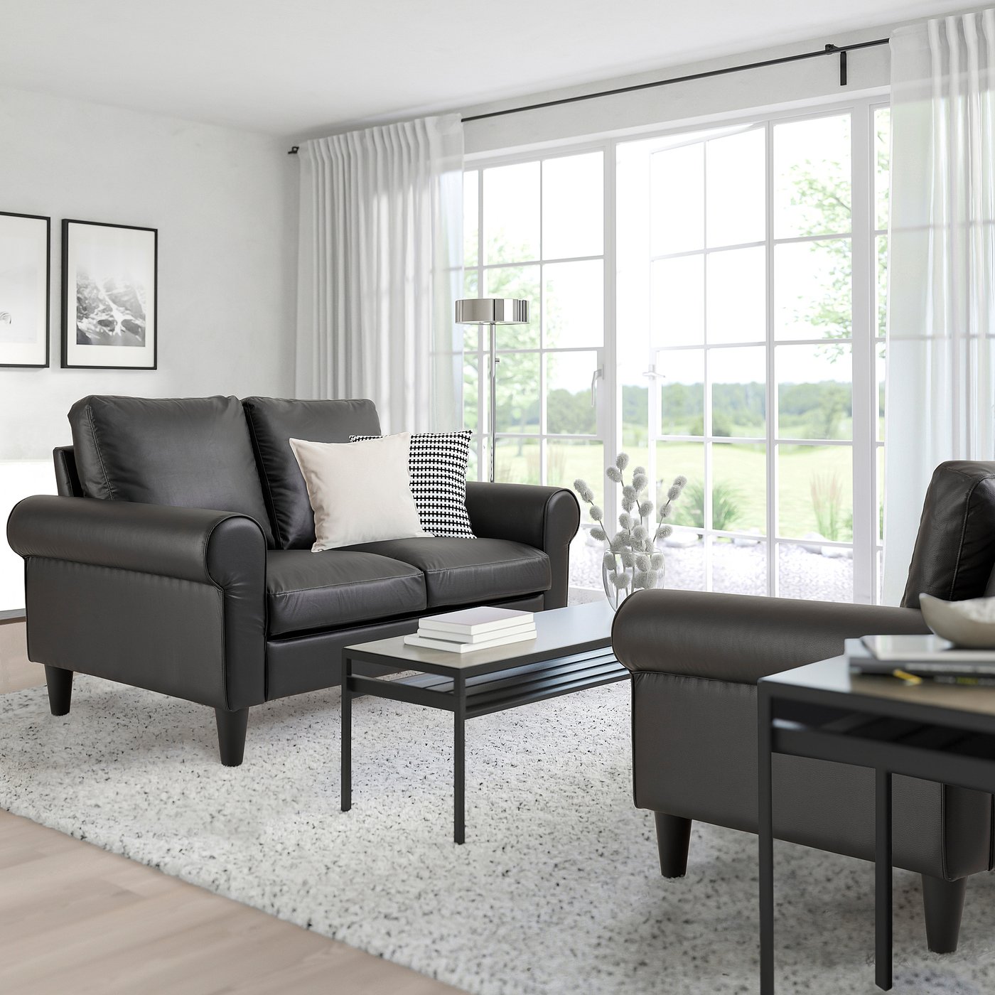 GAMMALBYN 2-seat sofa, black - IKEA GAMMALBYN 2-seat sofa, black - IKEA