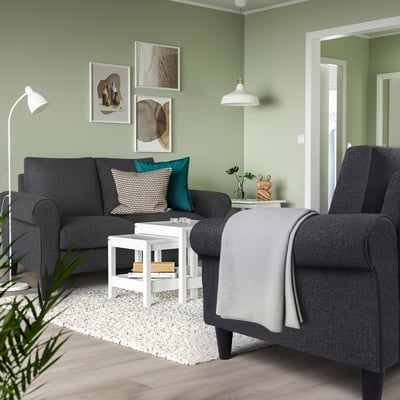 GAMMALBYN 2-seat sofa, Gunnared dark grey