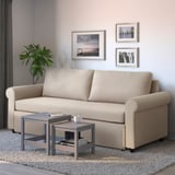 GAMMALBYN 3-seat sofa-bed, beige