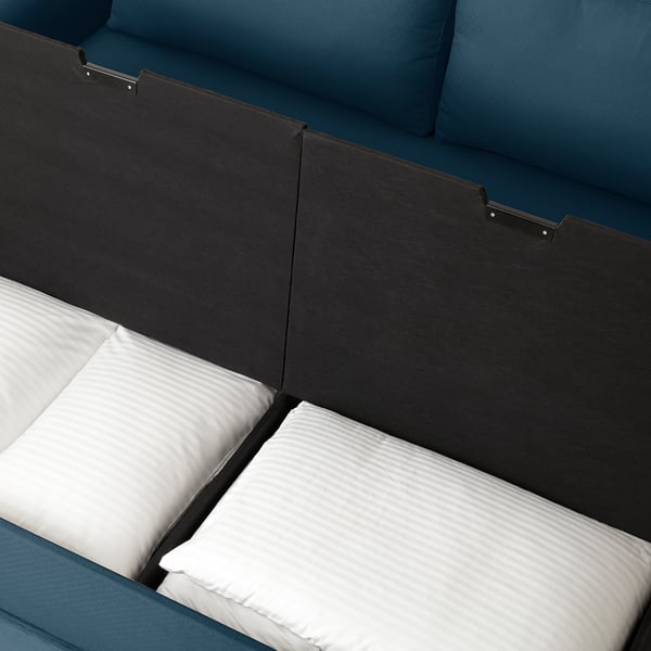 GAMMALBYN 3-seat sofa-bed, blue