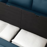 GAMMALBYN 3-seat sofa-bed, blue