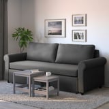 GAMMALBYN 3-seat sofa-bed, grey