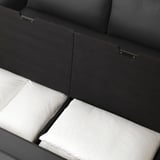 GAMMALBYN 3-seat sofa-bed, grey