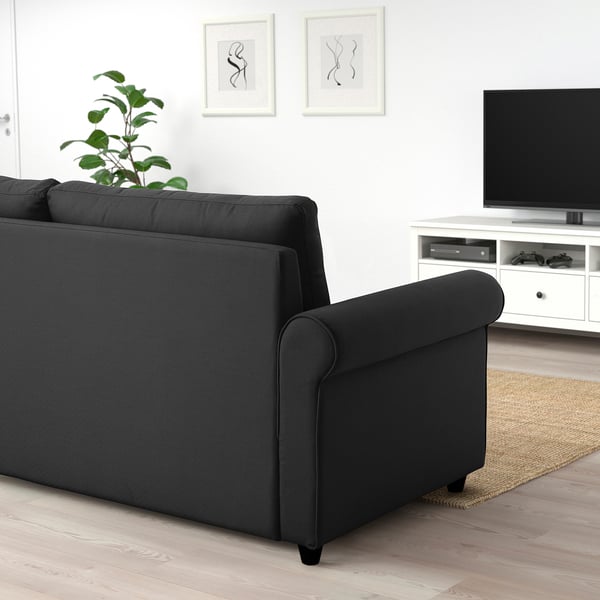 GAMMALBYN 3-seat sofa-bed, grey