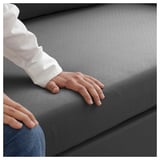 GAMMALBYN 3-seat sofa-bed, grey