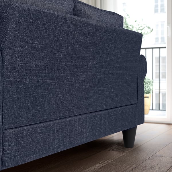 GAMMALBYN 3-seat sofa-bed, Kilanda dark blue