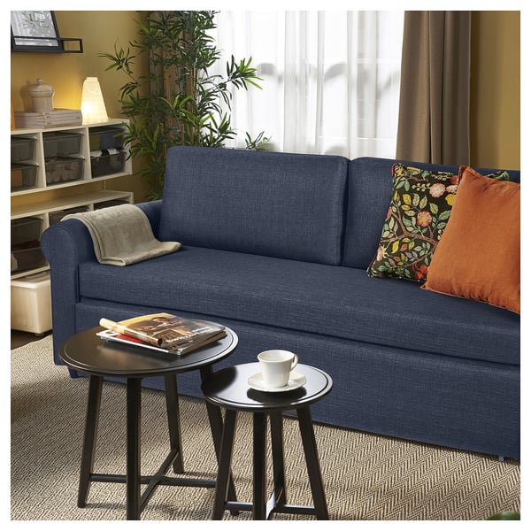 GAMMALBYN 3-seat sofa-bed, Kilanda dark blue