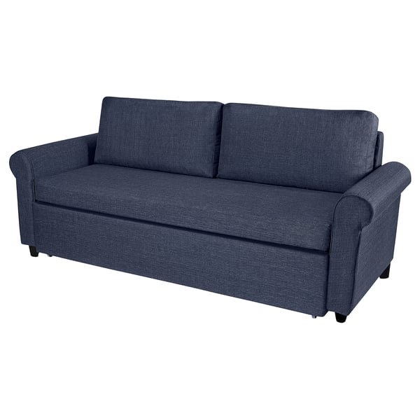 GAMMALBYN 3-seat sofa-bed, Kilanda dark blue