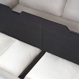 GAMMALBYN 3-seat sofa-bed, Kilanda light beige