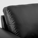 GAMMALBYN 3-seat sofa, black
