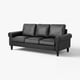 GAMMALBYN 3-seat sofa, black