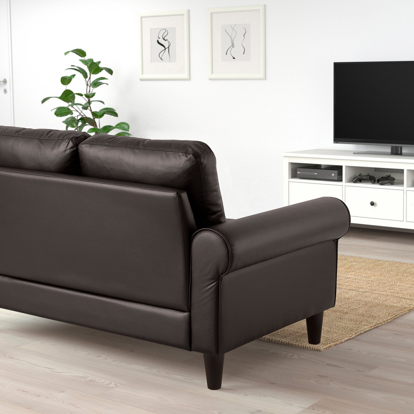 GAMMALBYN 3-seat sofa, brown - IKEA GAMMALBYN 3-seat sofa, brown - IKEA