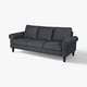GAMMALBYN 3-seat sofa, Gunnared dark grey