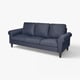 GAMMALBYN 3-seat sofa, Kilanda dark blue