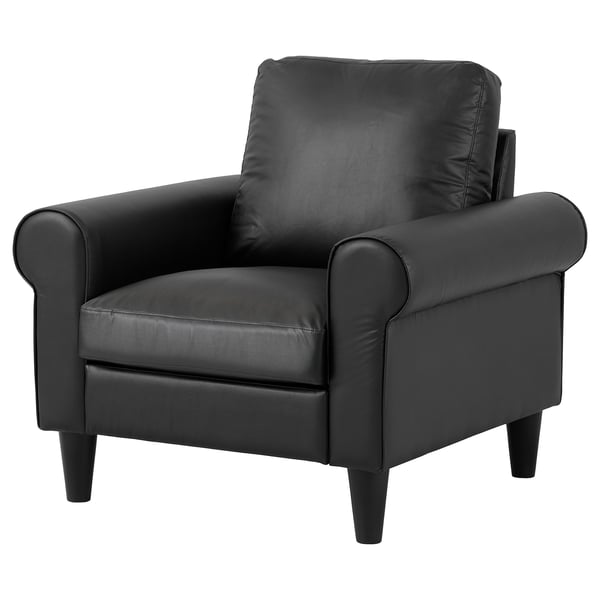 GAMMALBYN Armchair, black