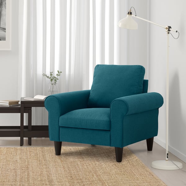 GAMMALBYN Armchair, blue