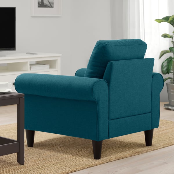 GAMMALBYN Armchair, blue
