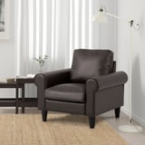 GAMMALBYN Armchair, brown