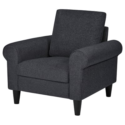 GAMMALBYN Armchair, Gunnared dark grey