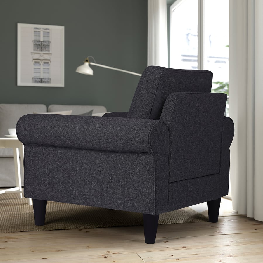 GAMMALBYN armchair, Gunnared dark grey - IKEA