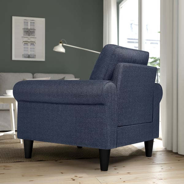 GAMMALBYN Armchair, Kilanda dark blue