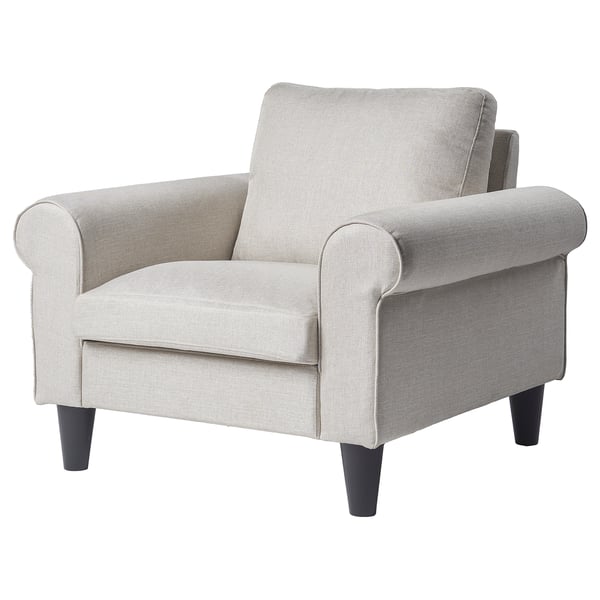 GAMMALBYN Armchair, Kilanda light beige