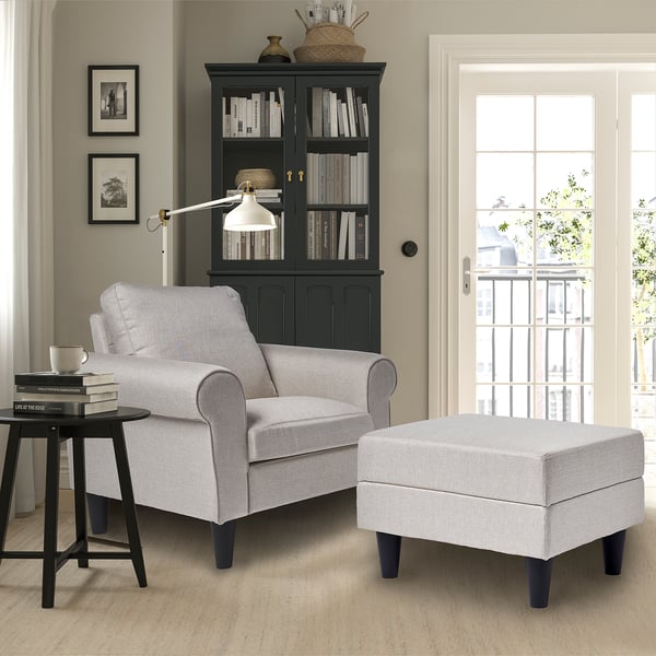 GAMMALBYN Armchair, Kilanda light beige