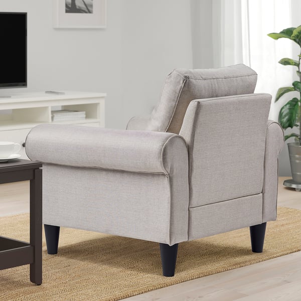 GAMMALBYN Armchair, Kilanda light beige
