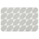 Option: GÅNGPASSAGE Kitchen mat, grey/white, 45x70 cm