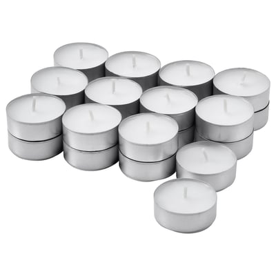 GLIMMA Unscented tealight, 4 hr