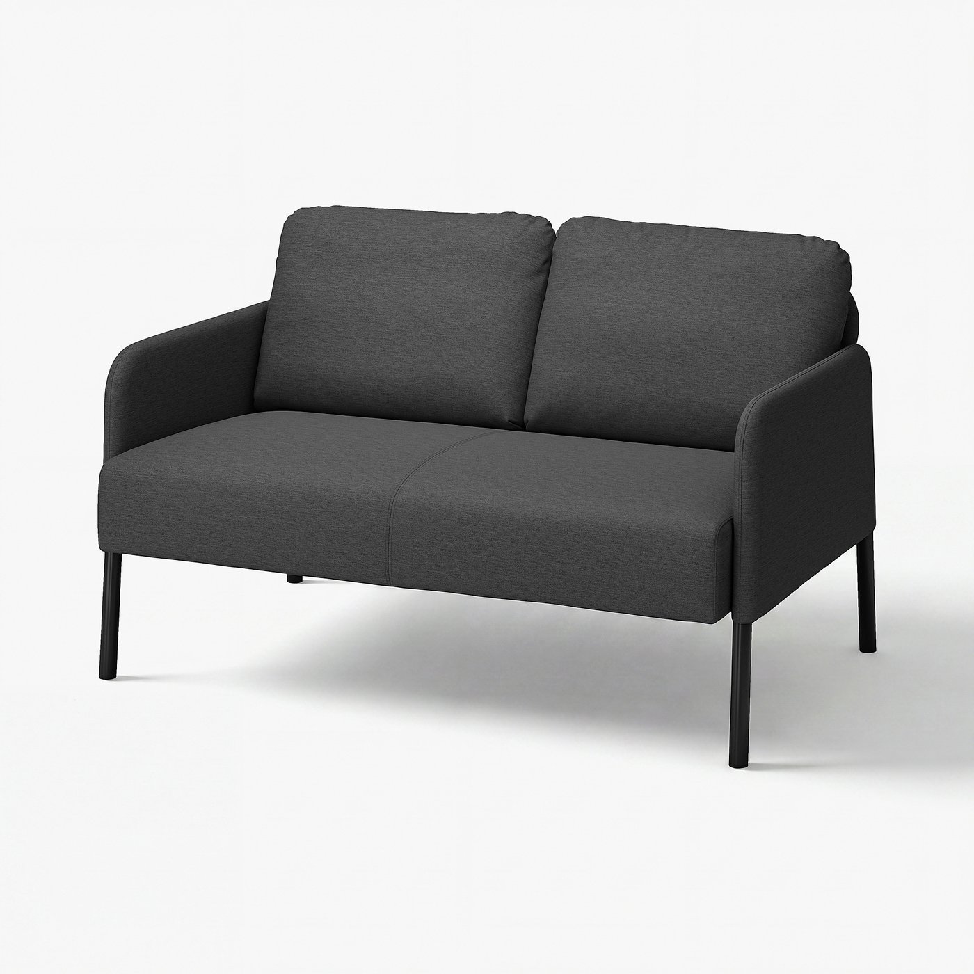 GLOSTAD 2-seat sofa, Knisa dark grey