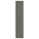 GRIMO Door with hinges, grey-green, 50x229 cm