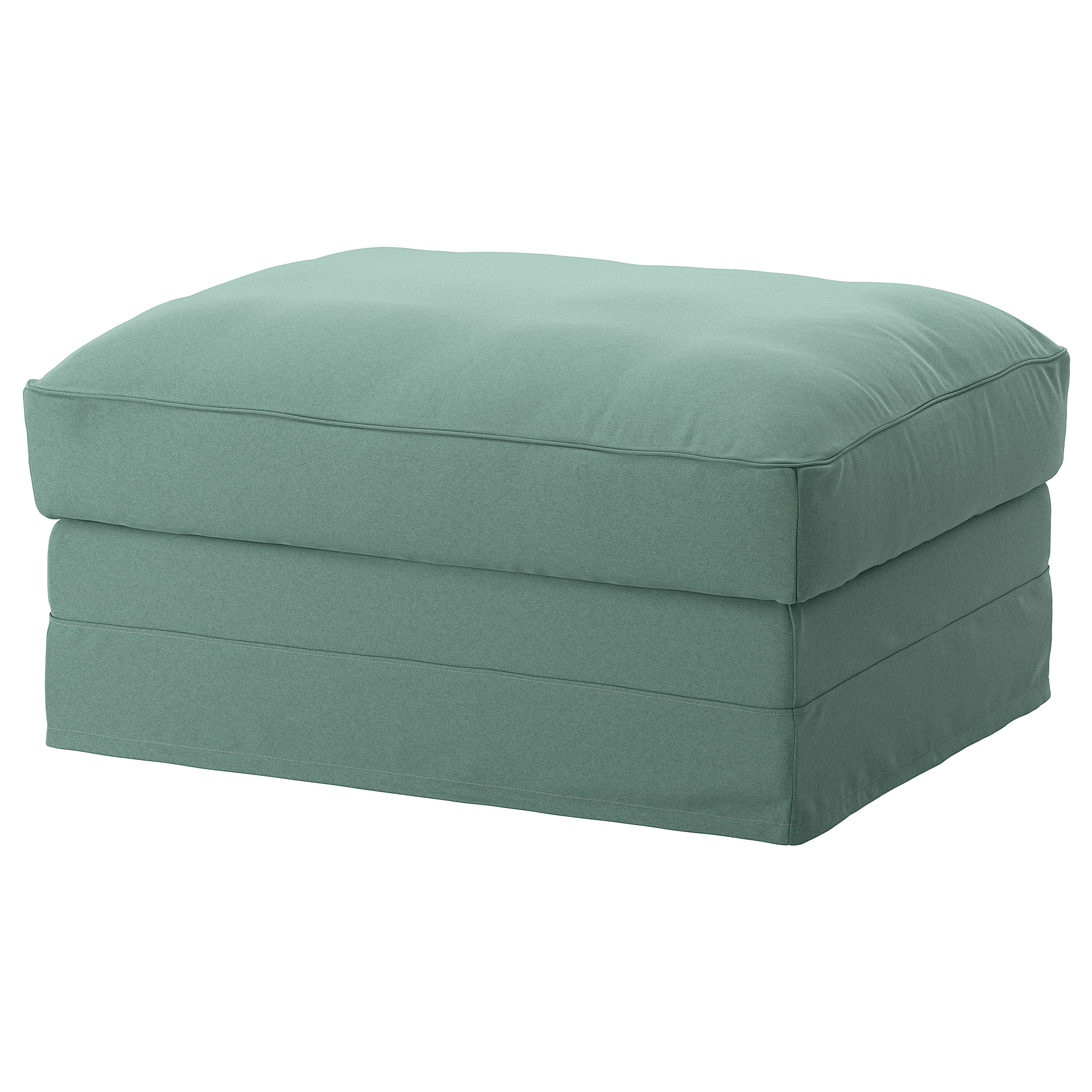 GRÖNLID Cover for footstool with storage, Sporda natural IKEA