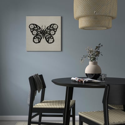 GRÖNMES picture, Butterfly, 56x56 cm (22x22") - IKEA
