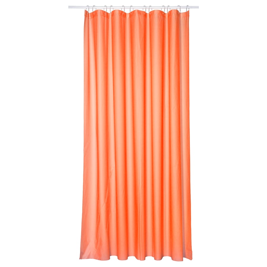 GRUNU shower curtain, orange, 180x200 cm (71x79") IKEA