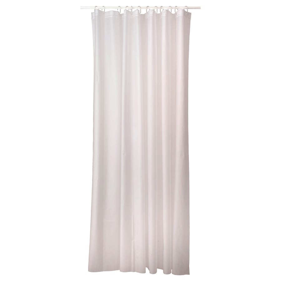 GRUNU shower curtain, white, 180x200 cm (71x79") IKEA
