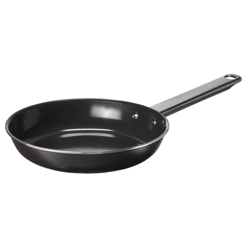 GULDÖRING Frying pan, non-stick coating stainless steel/black-grey, 20 cm