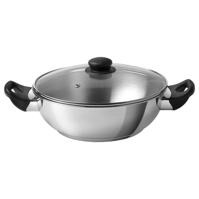 GULDSPARID Kadai wok with lid, 26 cm