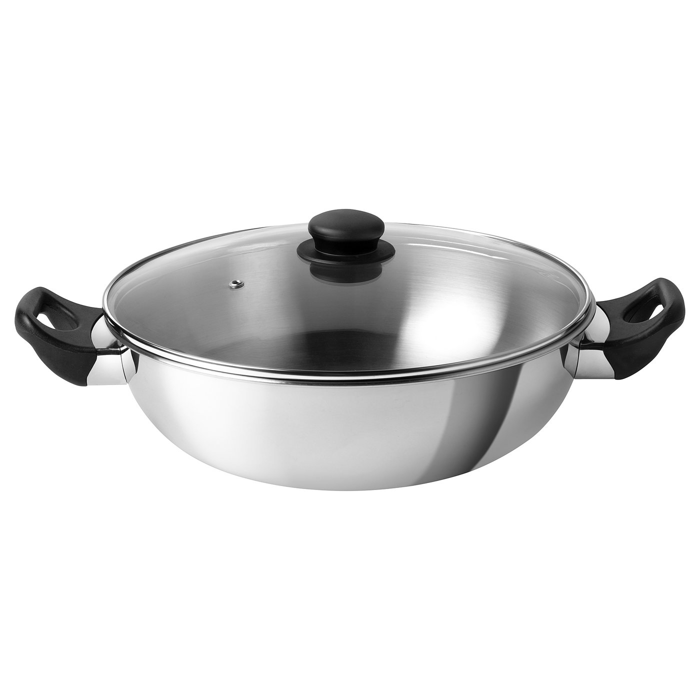 GULDSPARID kadai wok with lid, 30 cm (12
